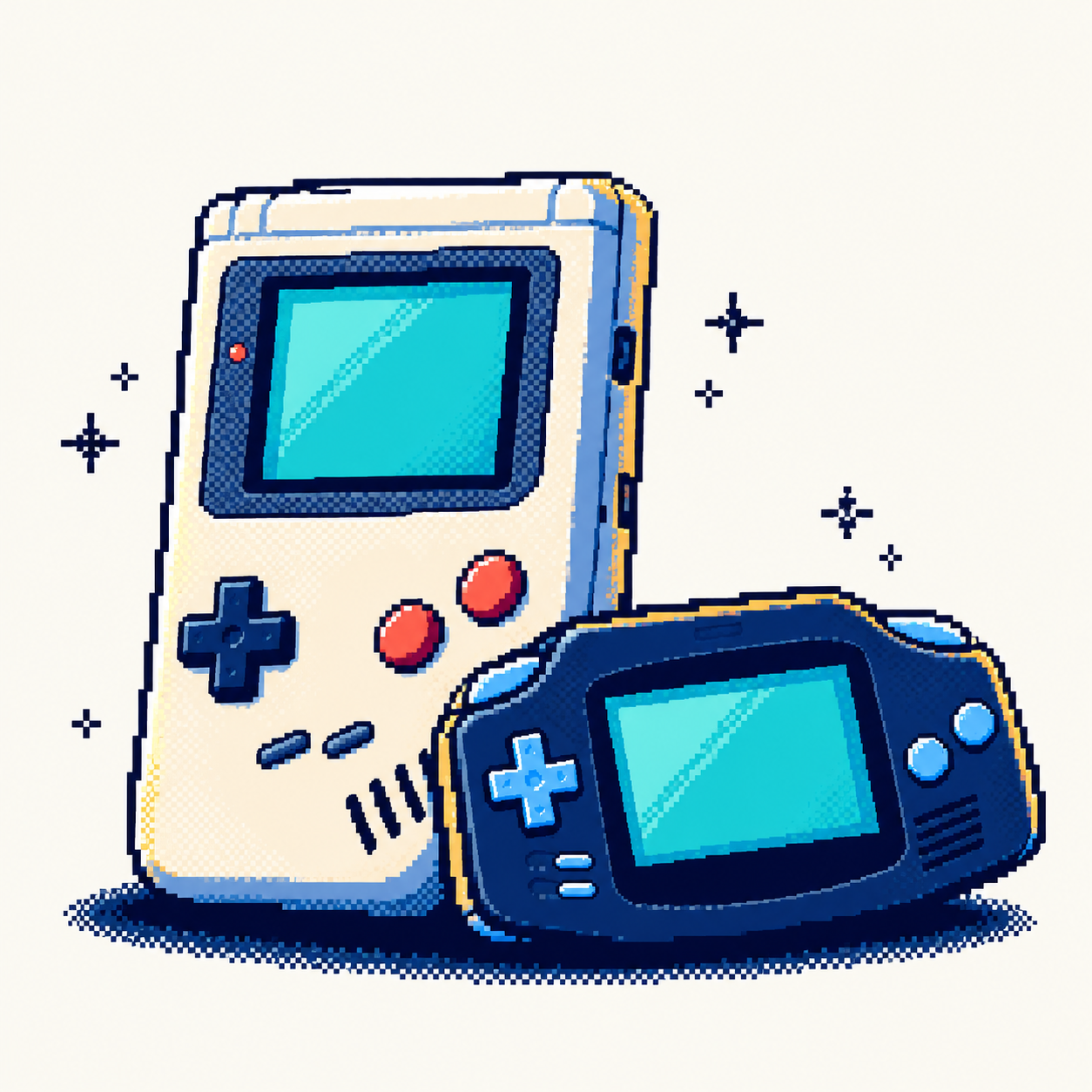 RetroReplay UK representative handhelds illustration