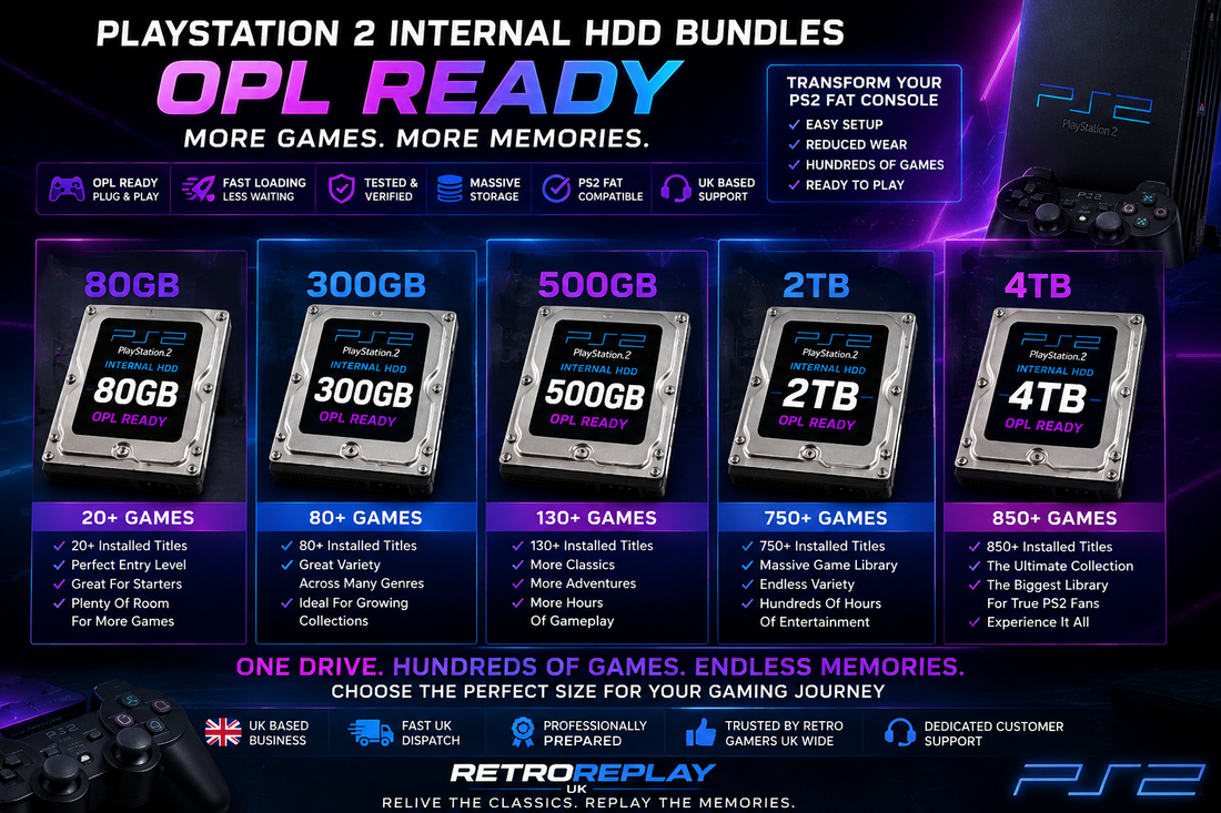 PS2 HDD Upgrades: The Complete Guide | RetroReplay UK