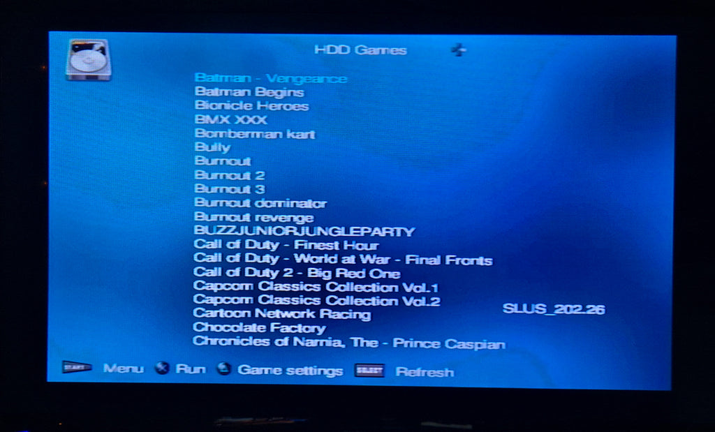 PS2 HDD Upgrade Kit – Plug & Play Setup – FAT & Slim Compatible