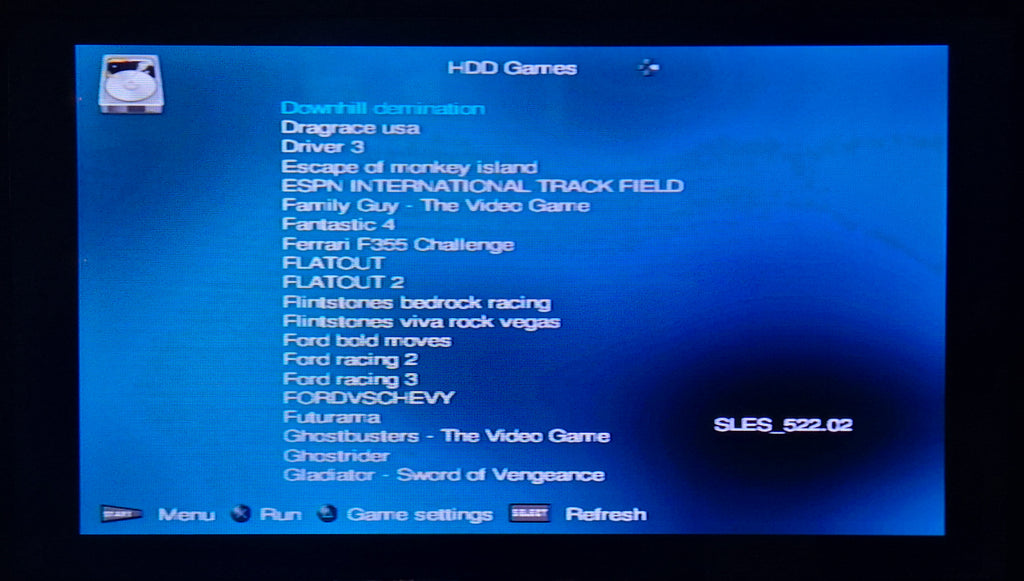 PS2 HDD Upgrade Kit – Plug & Play Setup – FAT & Slim Compatible