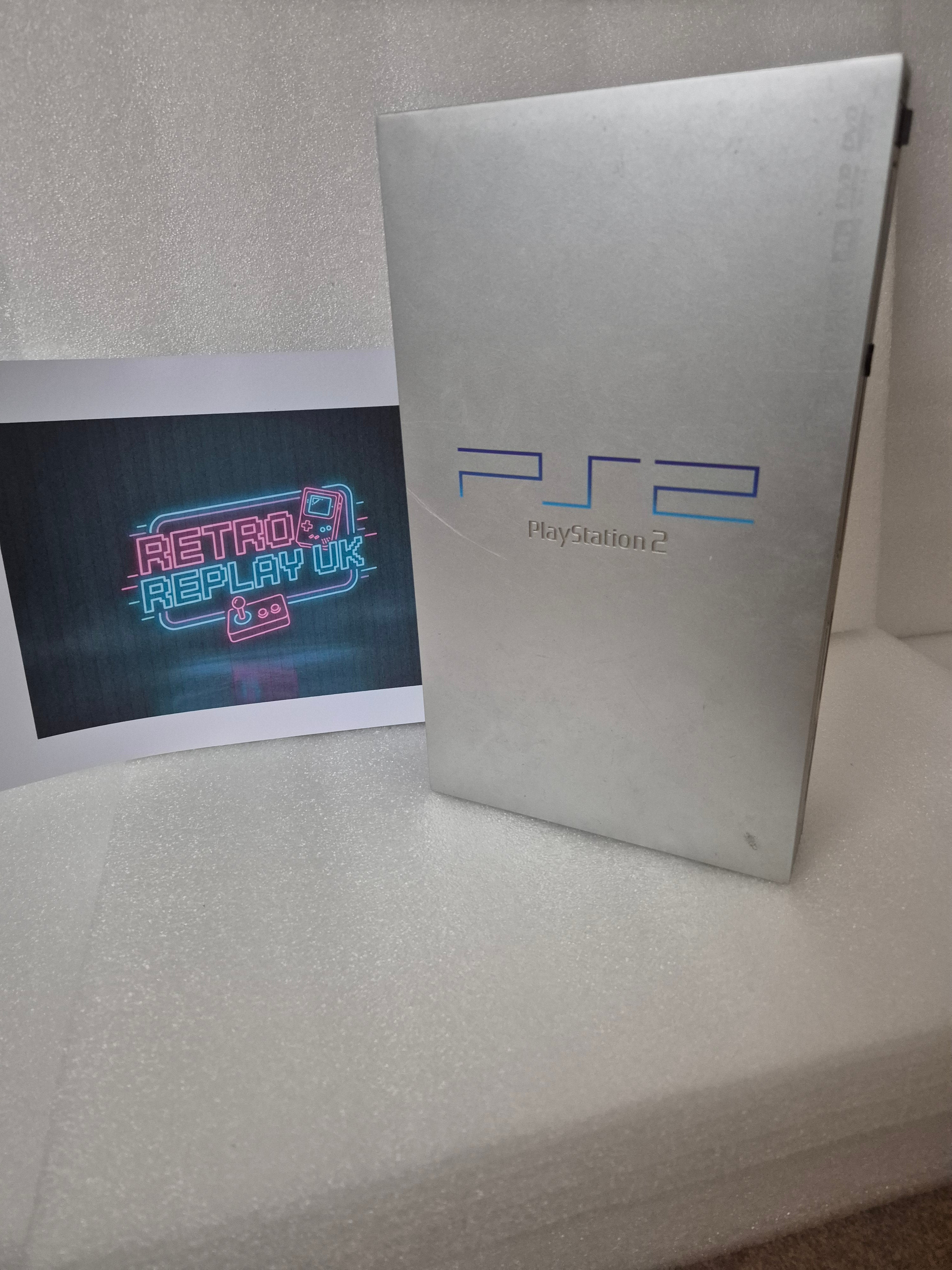 PlayStation 2 Fat Silver – Grade A Un-Boxed Bundle – Complete – Tested & Working – PAL UK