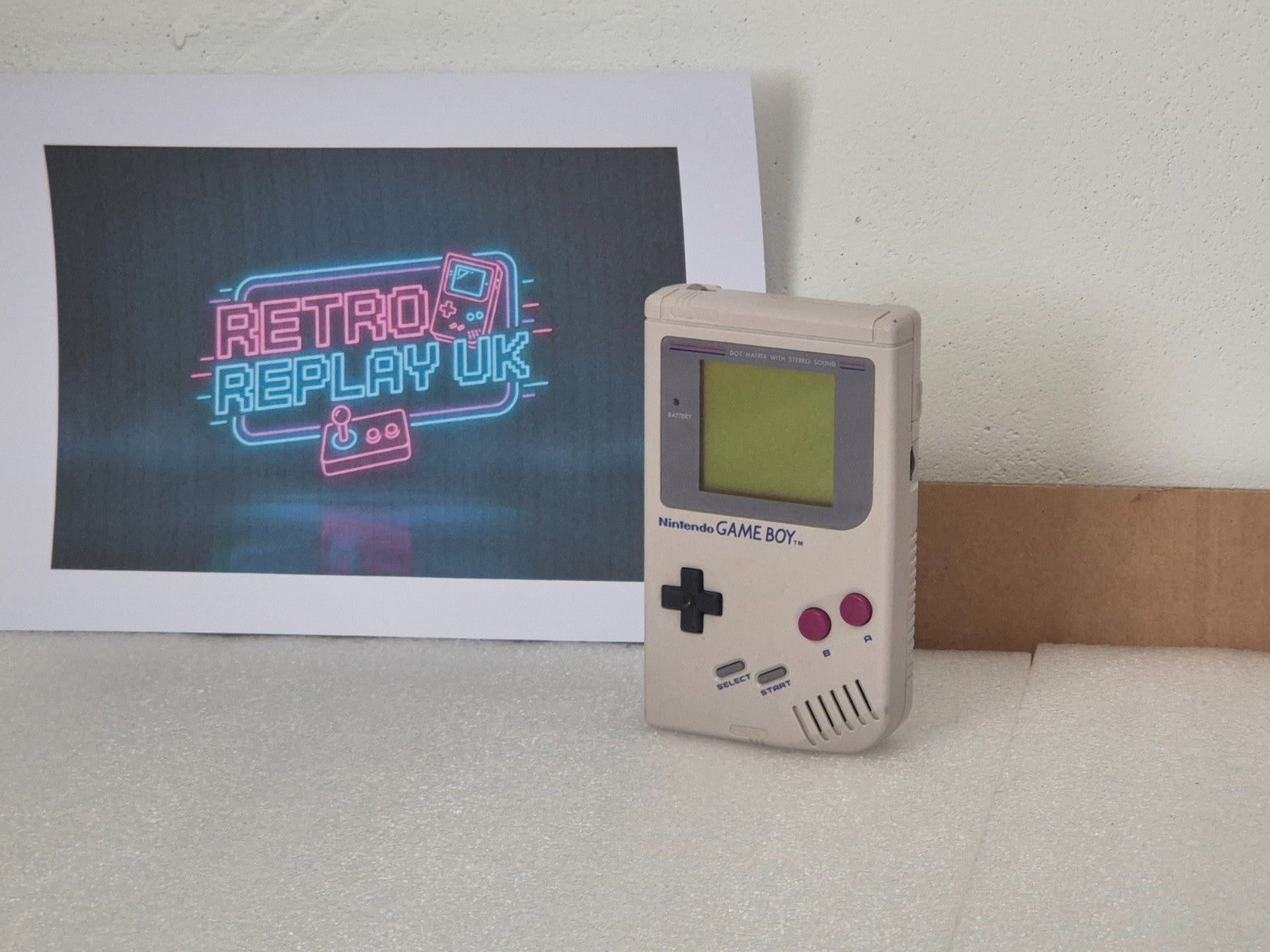 Nintendo Game Boy Original DMG-01 Console Grey Handheld Tested Working Genuine