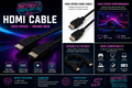 HDMI Cable Lead High Speed TV Monitor Display Cord | Brand New