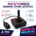 Official Genuine Atari 2600 Joystick Controller | Stripped Cleaned Tested Working