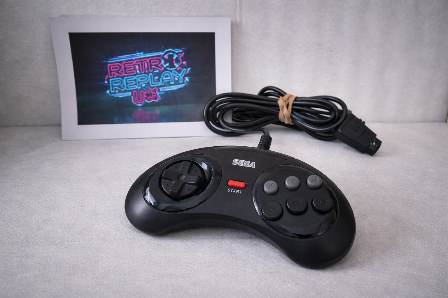 Manette officielle Sega Saturn | Reconditionnée | Testée et prête à l'emploi